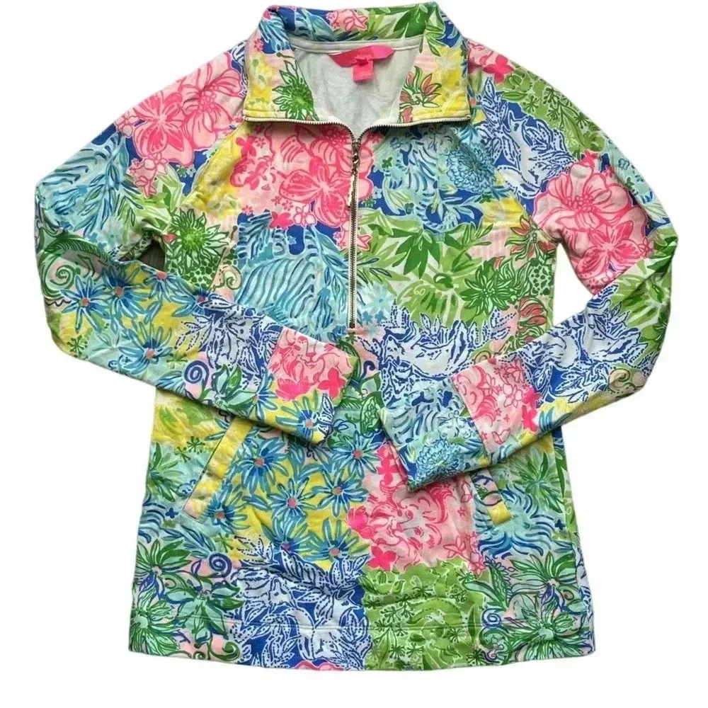 Lilly Pulitzer Skipper Popover Multi Cheek to Cheek XXS